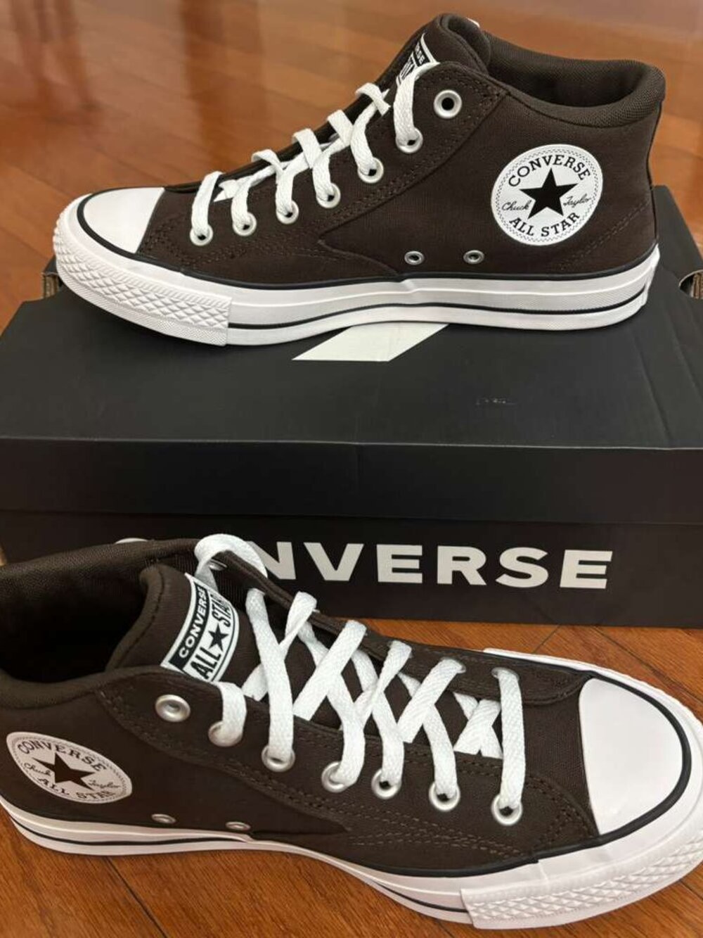 CONVERSE CTAS Malden Street Fresh Brew Brown Unisex Mil Top Sneakers M (Size 9)